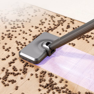 4-in-1 Vertical Handheld Vacuum Cleaner with Dust Mite Removal Brush - Gray