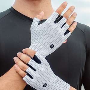 Rockbros Road Cycling Gloves Size: M - Black and White
