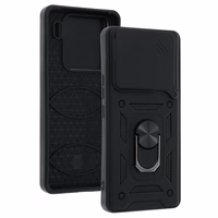Slide Camera Armor dėklas telefonui Xiaomi 15 Pro 5G juodas