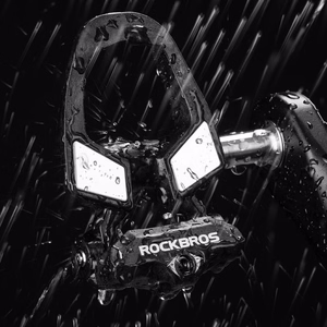 Rockbros RD9 Shimano SPD-SL Carbon and Titanium Alloy Pedals - Black