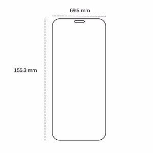 Apsauginis stiklas 2,5D Honor X8C 4G