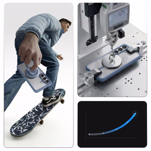 Spigen Ultra Hybrid Mag MagSafe Dėklas for Samsung Galaxy S26 - Clear mėlynas