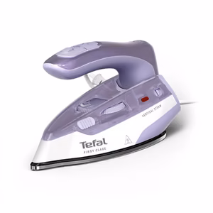 TEFAL First Class DB1612E0 Steam Travel Iron 1000 W Continuous steam 10 g/min Steam boost performance 45 g/min White/Purple
