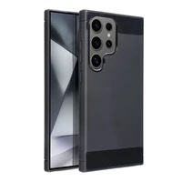 Anglies pluošto dėklas telefonui SAMSUNG S24 Ultra juodas