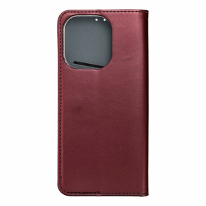 SMART MAGNETO knygos dėklas OPPO RENO A5 PRO 5G tamsiai raudonas
