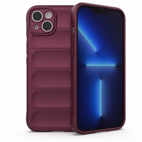 Magic Shield Case dėklas telefonui iPhone 14 Plus elastingas šarvuotas dėklas bordo