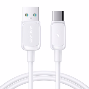 Joyroom Multi-Color Series A14 USB-A / USB-C 3A 1.2 m kabelis - baltas
