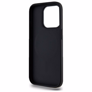 DKNY Paprastas logotipas Magnetinis dėklas telefonui iPhone 15 Pro - juodas