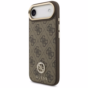 Guess 4G Strass Logo Magnetinis dėklas telefonui iPhone Air - ruda