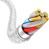 Blavec Cable Candy braided - Type C to Lightning - PD 20W 2,4A 2 metres Apple CarPlay (CCA-CL24W20) white