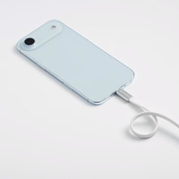 Cable USB C to USB C Forcell F-Energy QC4.0 PD 5A 100W Cafule Flat 1,2m CCFN23 white