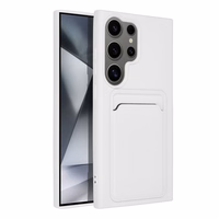 Kortelių dėklas telefonui SAMSUNG S24 Ultra baltas