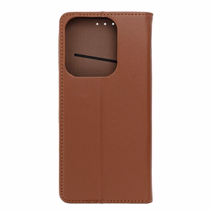 SMART PRO Book odinis dėklas telefonui XIAOMI Redmi 15C (173,16 x 81,07 x 8,2) - rudas