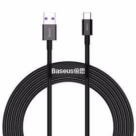 USB kabelis Baseus Superior iš USB į Type-C 66W 2.0m juodas CATYS-A01