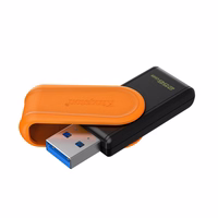 Kingston Technology DataTraveler Exodia S USB atmintukas 256 GB USB A tipo 3.2 Gen 1 (3.1 Gen 1) Juoda, Oranžinė