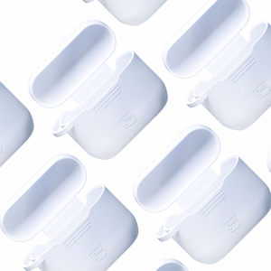 3mk silikoninis dėklas AirPods Pro 3 ausinėms – baltas