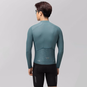 Rockbros 15120015016 ROAD TO SKY men's cycling jersey long sleeve S - gray-blue