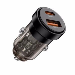 Tech-Protect CC03 45W automobilinis įkroviklis 2 lizdai USB-A / USB-C juodas