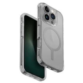 Uniq Combat Magclick įkrovimo dėklas iPhone 16 Pro Max telefonui - pilkas