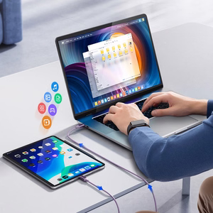 Orico CDX 60W 3A Power Delivery USB-C - USB-C 1m kabelis - violetinis