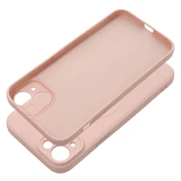 SILICONE MAG COVER dėklas telefonui suderinamas su MagSafe iPhone 15 Plus rožinis
