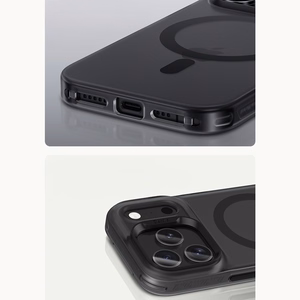 Benks magnetinis Lucid Armor dėklas iPhone 17 baltas (0067) (kamera valdymo mygtukas)