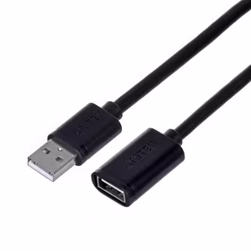 UNITEK Y-C418GBK USB kabelis USB 2.0 5 m USB A Juoda