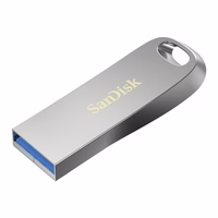 SanDisk Ultra Luxe USB atmintukas 128 GB USB A tipo 3.2 Gen 1 (3.1 Gen 1) Sidabras