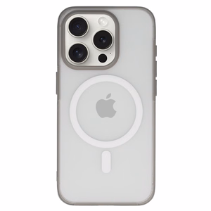 Smooth Feeling Magsafe Dėklas telefonui Iphone 15 Plus titaninis