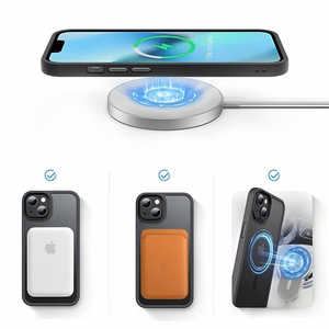 Dėklas Reach Matte MagSafe Apple iPhone 14 Pro Max juodas