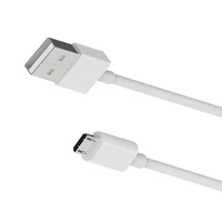 Borofone Kabelis BX22 Bloom - USB į Micro USB - 2,4A, 1 metras, baltas