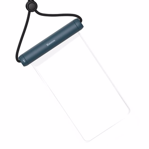 Baseus Cylinder Slide-cover vandeniui atsparus išmaniojo telefono krepšys (mėlynas)