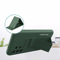 Wozinsky Kickstand Case silikoninis dėklas su stovu Samsung Galaxy A13 5G raudonas