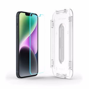 Spigen Glas.tR EZ Fit grūdintas stiklas iPhone 13 / 13 Pro / 14 / 16e