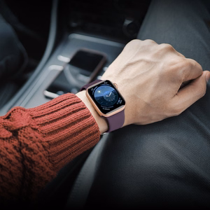 Silikoninis dirželis APS Apple Watch 38/40/41mm - geltonas