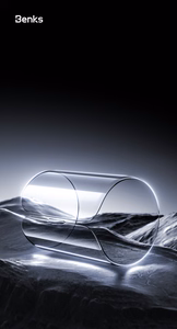 Apsauginis stiklas (m) Benks Glass Warrior safyro danga LL65 iPhone 16 Pro plonas kraštas - juodas (m)