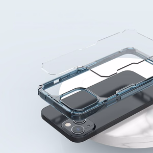 Nillkin Nature Pro dėklas telefonui iPhone 14 Plus, šarvuotas dangtelis, permatomas