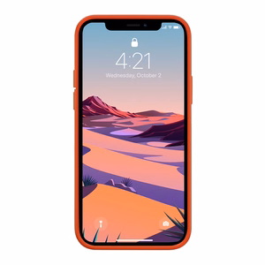 Crong Color Cover dėklas, skirtas iPhone 12 Pro Max, raudonas