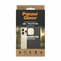 PanzerGlass biodegraduojantis dėklas telefonui iPhone 14 Pro Max - juodas