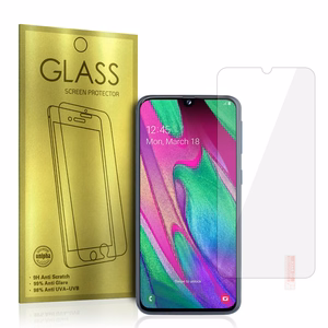 Apsauginis stiklas auksinis SAMSUNG GALAXY A40