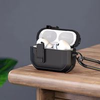 DUX DUCIS PECP - TPU+PC apsauginis dėklas AirPods 4 juodas