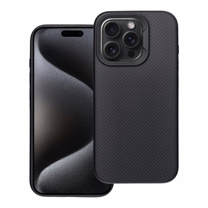 Carbon Elite Magnetinis dėklas telefonui suderinamas su MagSafe IPHONE 15 PRO juodas