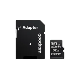 Atminties korta Goodram microSD 32Gb (class 10) + SD adapter