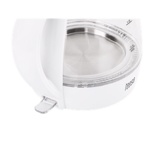 TEESA elektrinis stiklinis virdulys, 2200 W, baltas, 1,7 l