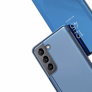 Clear View Case atverčiamas dėklas Samsung Galaxy S22 + (S22 Plus) juodas