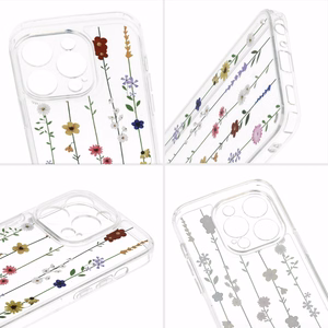 Tel Protect Gėlių dizaino dėklas iPhone 15 Pro dizainas 4 (m)