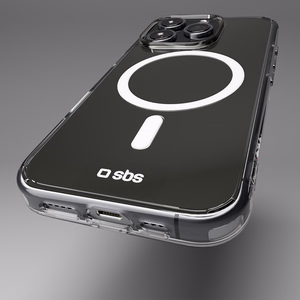 SBS Extreme Mag D3O Magnetinis Dėklas iPhone 16 Pro - Skaidrus