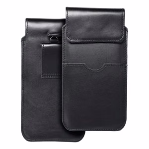 ROYAL - Odinė universali kišenė su dangteliu / juoda - Dydis 3XL - HUAWEI MATE 20X