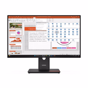 Lenovo ThinkVision T27-40 LED display 68,6 cm (27") 1920 x 1080 pikseliai „Full HD“ Juoda