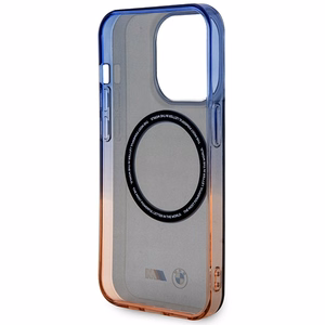 Dėklas BMW BMHMP14XHTGE iPhone 14 Pro Max 6.7" pilka/pilka kietas dėklas Gradientinis Bamperis MagSafe